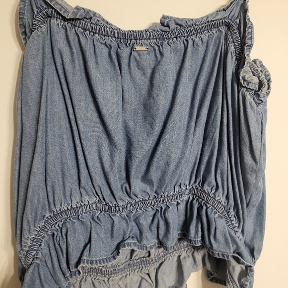 Guess denim blouse sleeveless - Picture 5 of 6